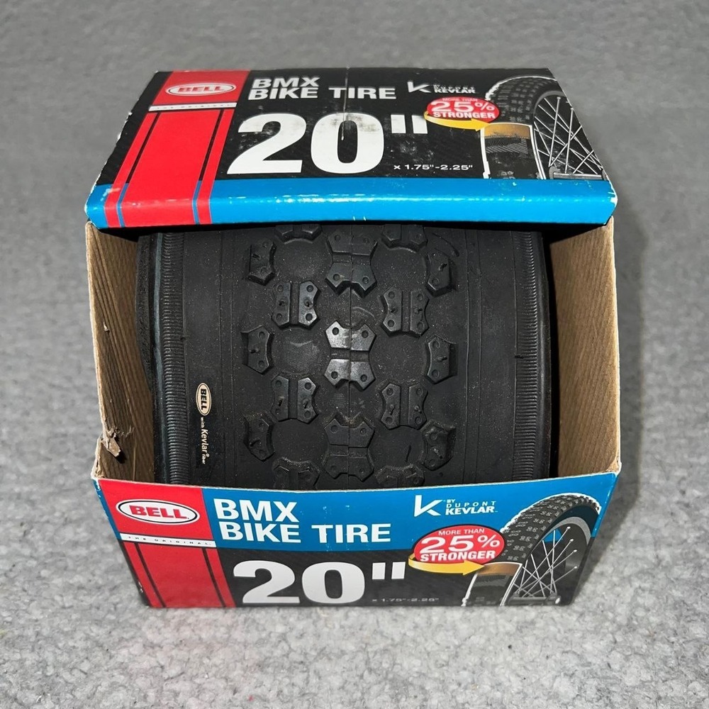 NIB Bell BMX Bike Tire Sz 20" with Kevlar Flat Defense Anti-Puncture Protection